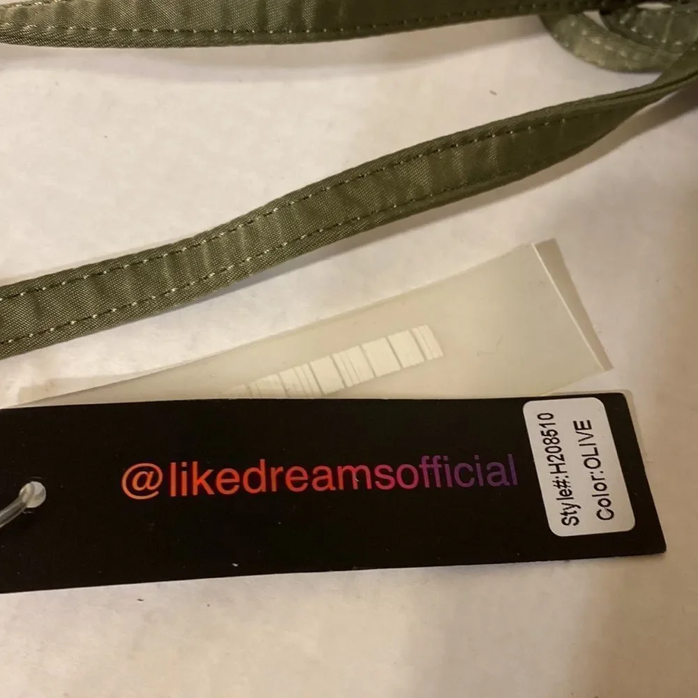 LIKE DREAMS OLIVE GREEN CROSSBODY NWT - Picture 3 of 8